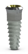 Conventional root form dental implant